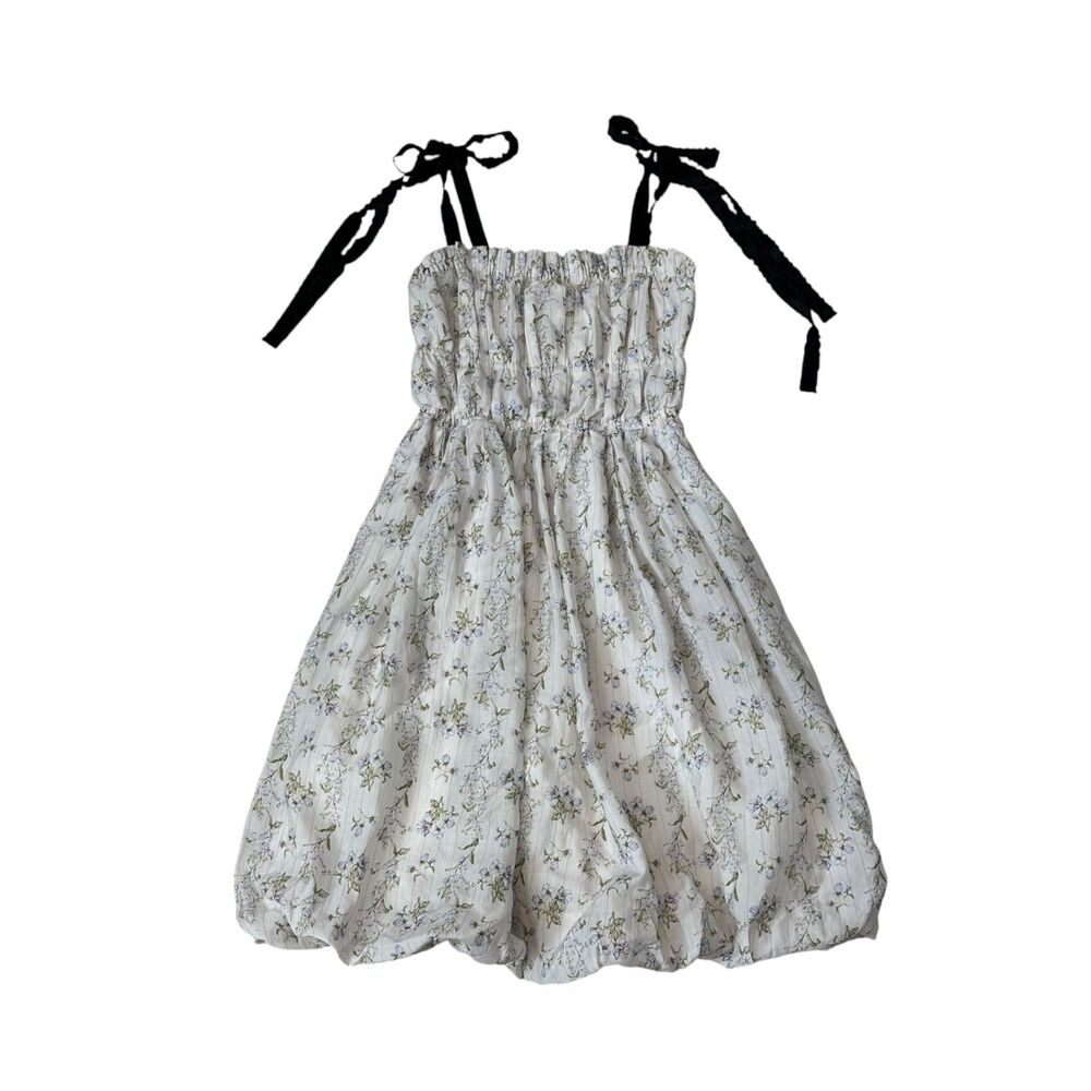 Brock Collection x H&M Lyocell Floral Woven Tie Strap Dress Size M/L